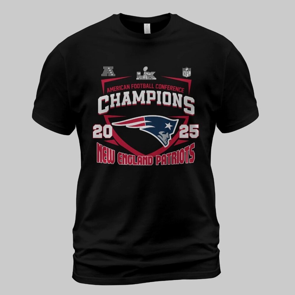 New England Patriots 2025 AFC Championship 12x TShirt 90